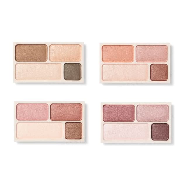 Eyeshadow 4 Colors, #02 Coral