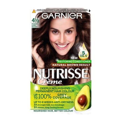 Nutrisse 4 1/2 Medium Dark Brown Permanent Hair Dye