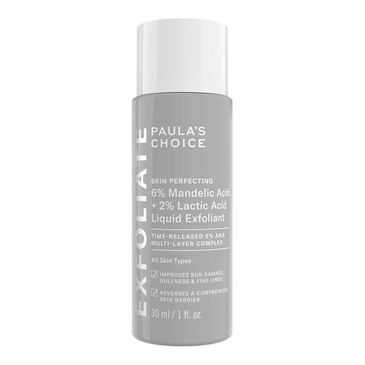 Mini Skin Perfecting 6% Mandelic Acid + 2% Lactic Acid Liquid Exfoliant