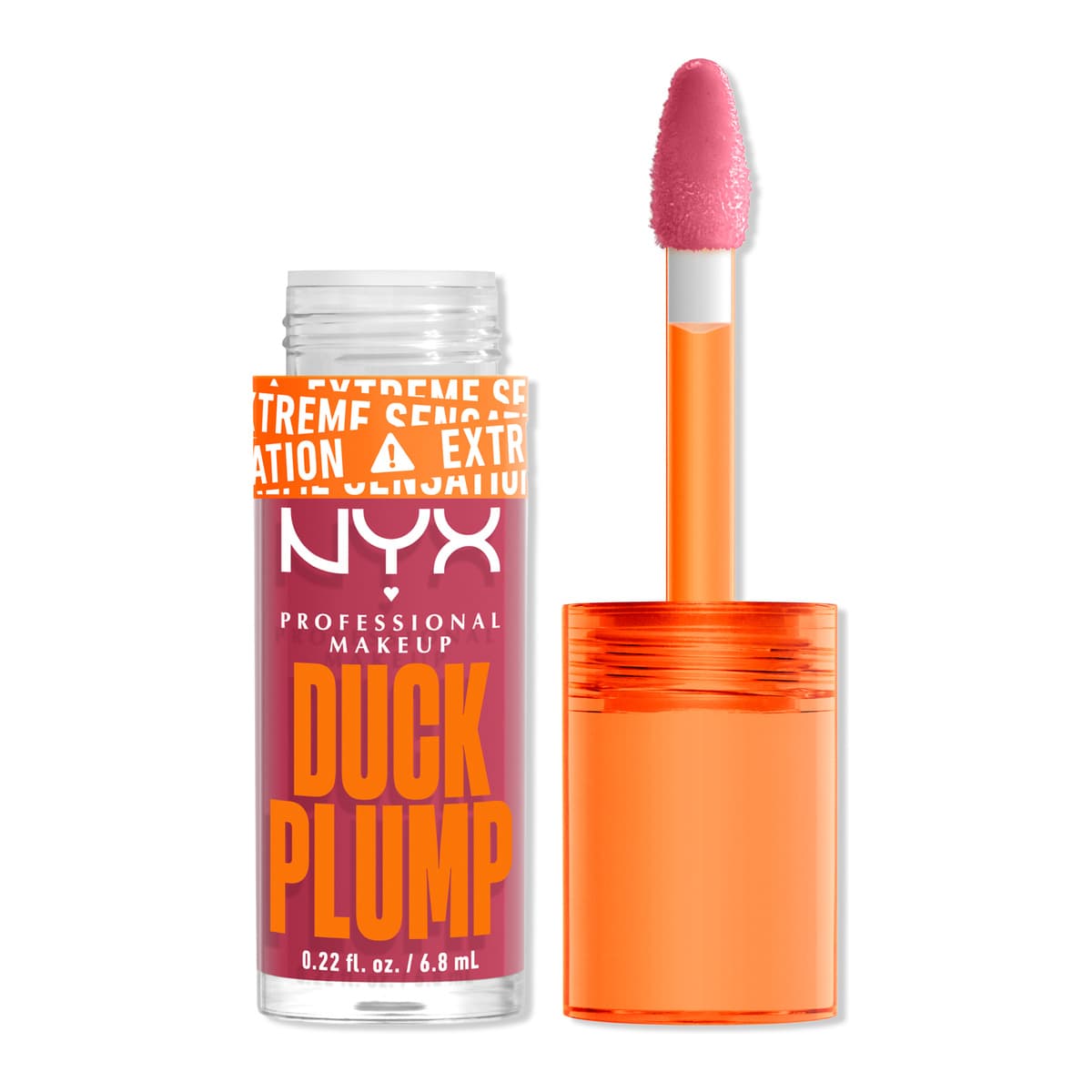 Duck Plump High Pigment Lip Plumping Gloss, Strike a Rose