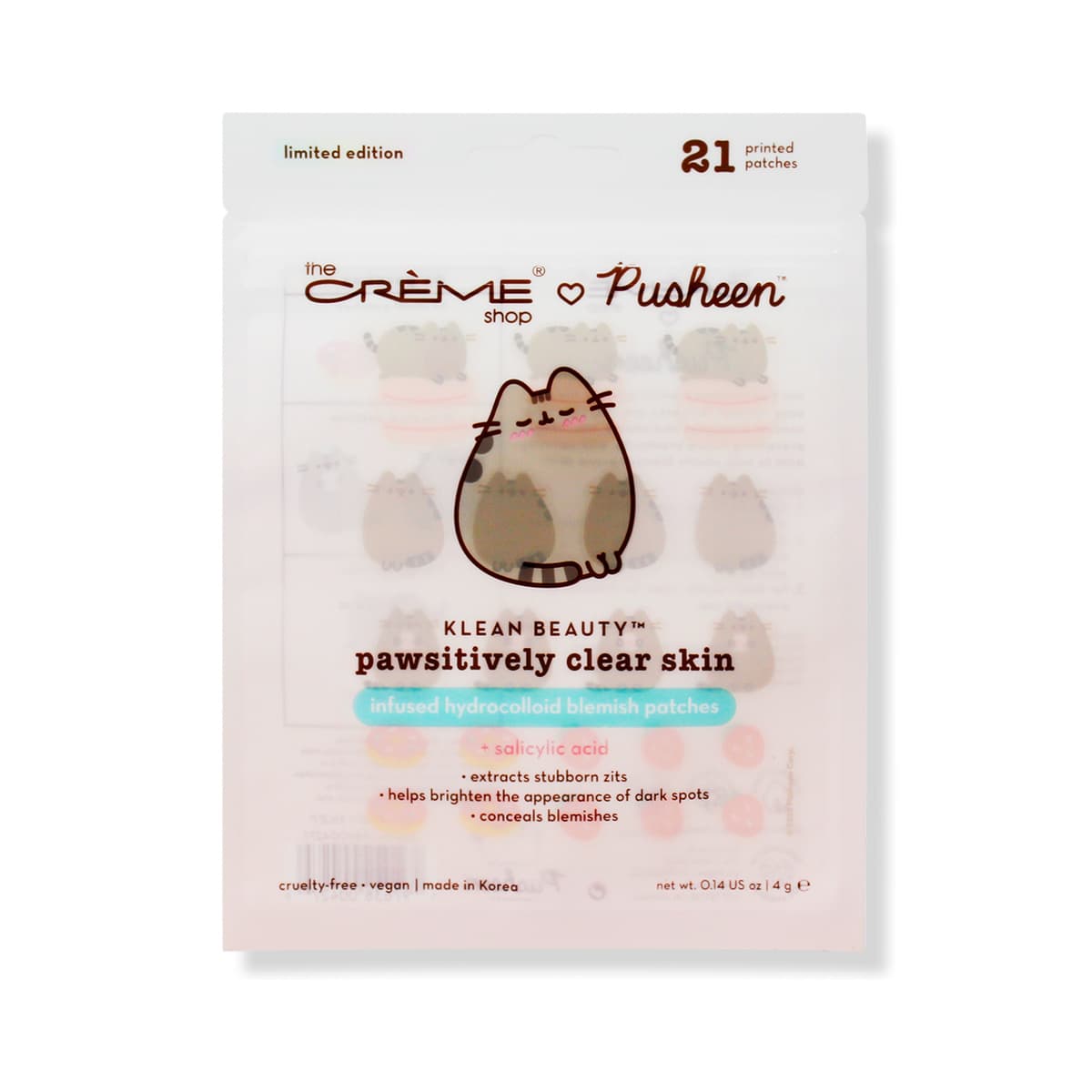 Pusheen Purr-fect Strawberry Hydrocolloid Blemish Patches