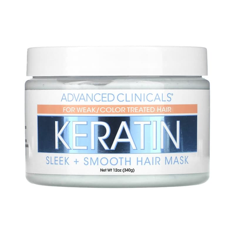 Keratin, Sleek + Smooth Hair Mask