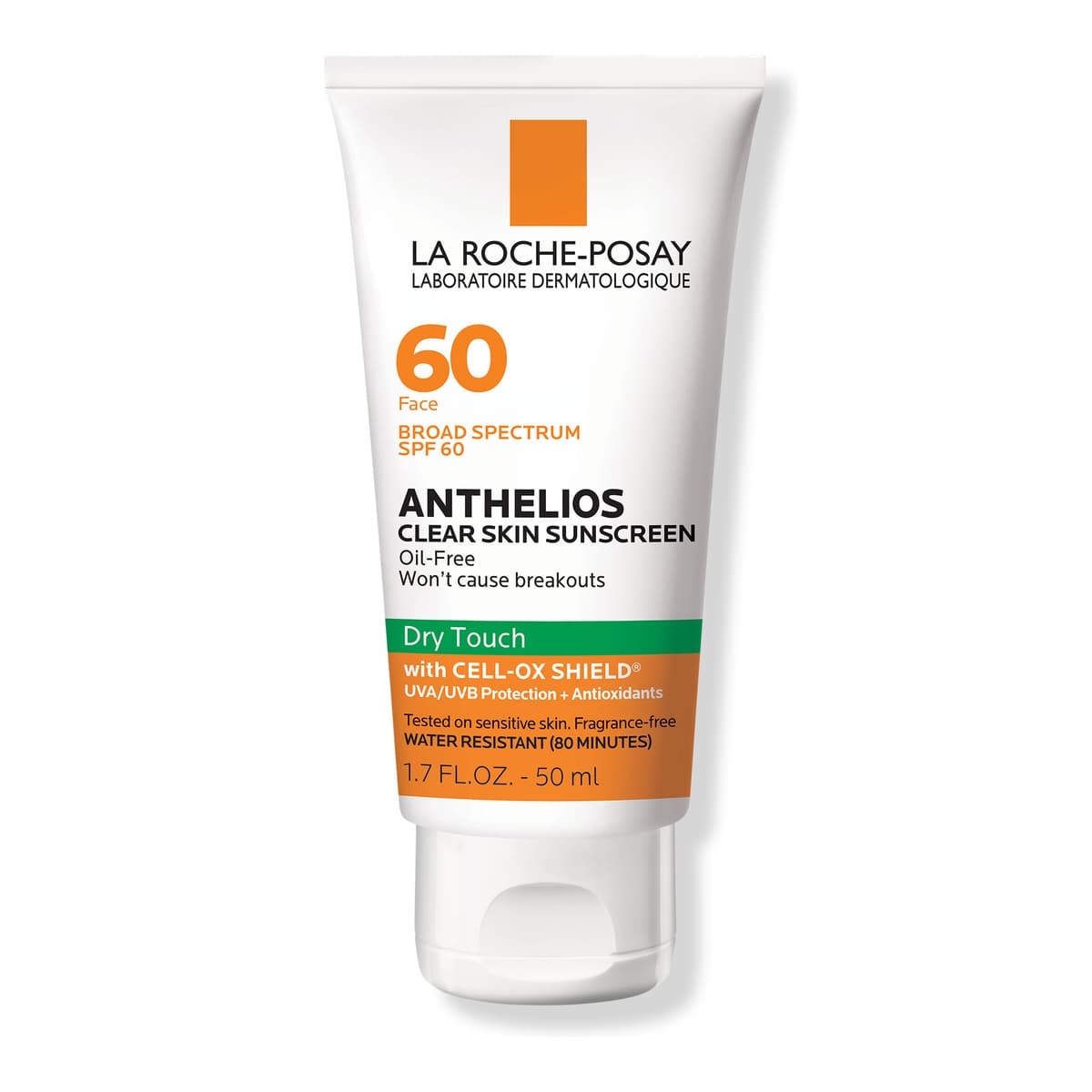 Anthelios Clear Skin Dry Touch Face Sunscreen SPF 60