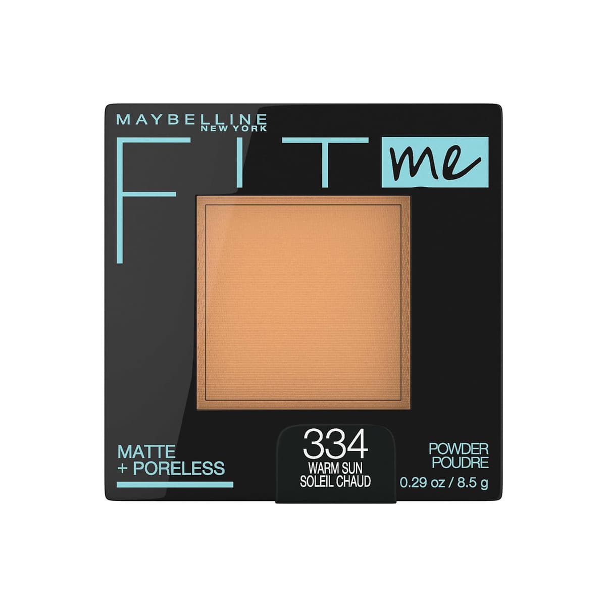 Matte + Poreless Pressed Powder Face Makeup, Warm Sun