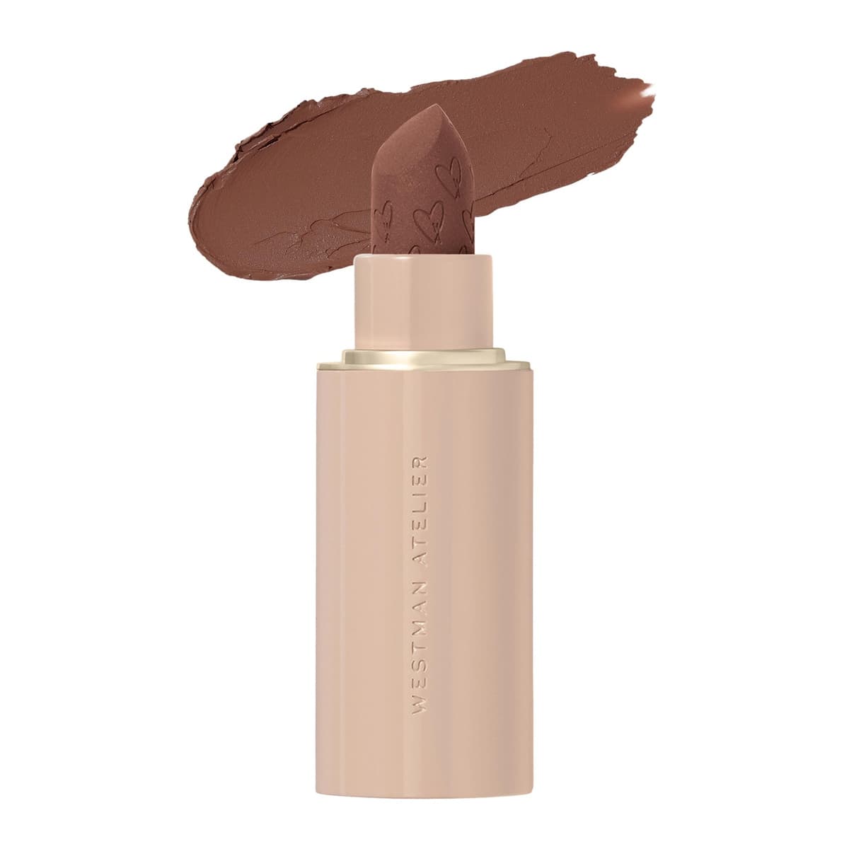 Lip Suede Hydrating Matte Lipstick with Hyaluronic Acid, Rue