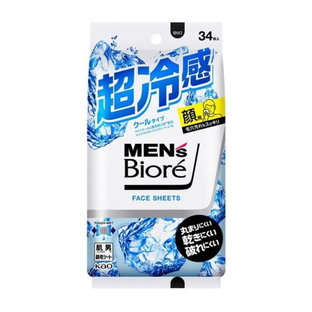 Men's Biore Face Sheet, Cool Ocean - Cool Type