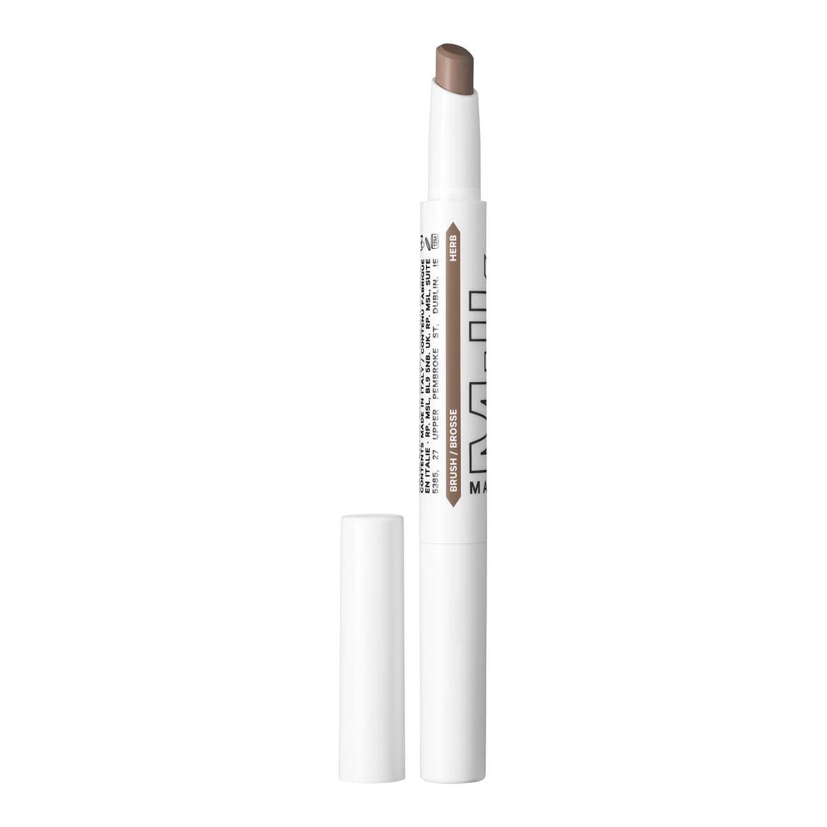 KUSH Brow Shadow Stick Waterproof Eyebrow Pencil, Herb