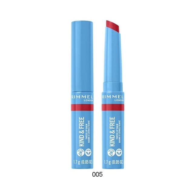 Kind & Free Tinted Lip Balms, #005 Cherry Red