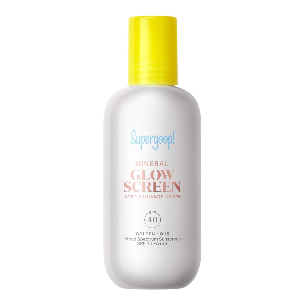 Glowscreen Soft-Radiance Drops Mineral SPF 40, Golden Hour