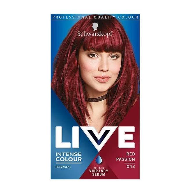 Intense Colour Permanent Red Hair Dye Red Passion