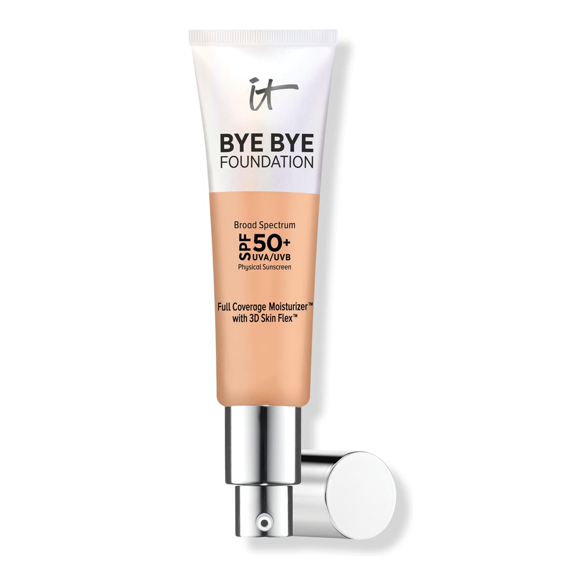 Bye Bye Foundation Full Coverage Moisturizer with SPF 50+, Neutral Medium