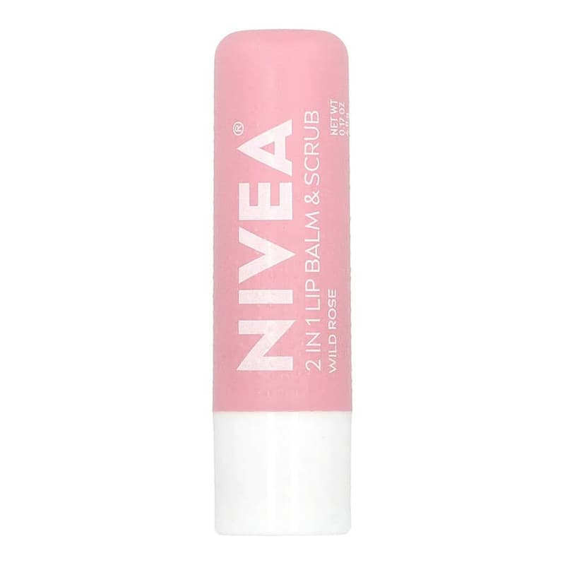 2 In 1 Lip Balm & Scrub, Wild Rose
