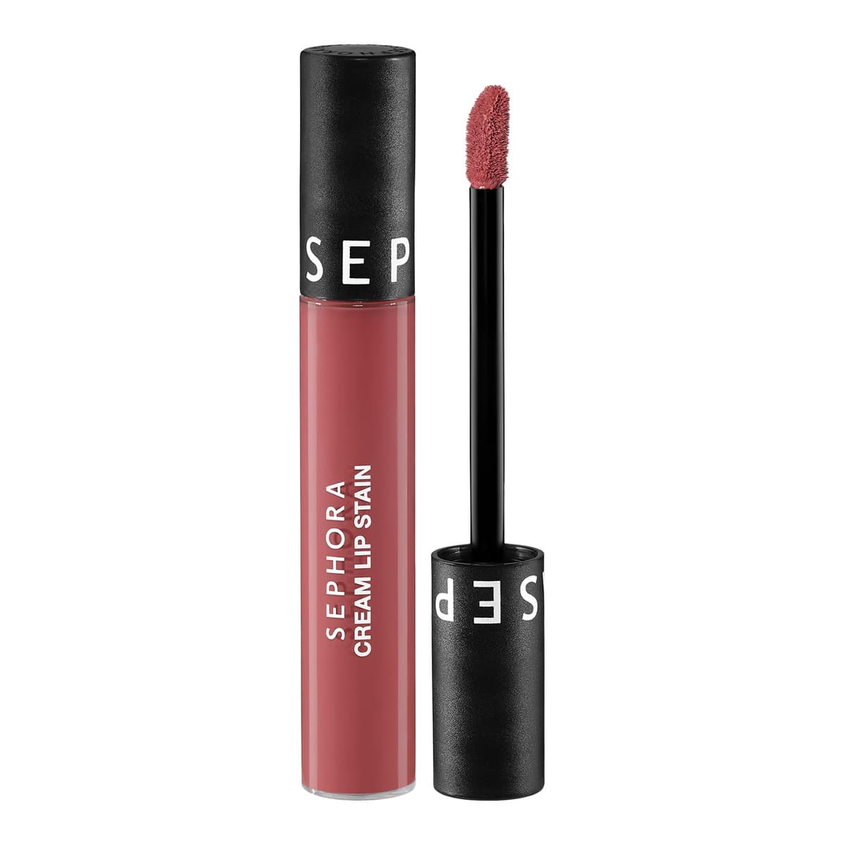 Cream Lip Stain 10HR Liquid Lipstick, #121 Blush Addict