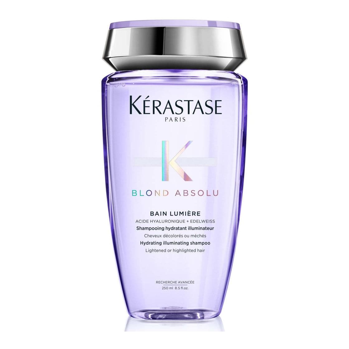 Kérastase Blond Absolu, Hydrating Illuminating Shampoo, For Highlighted and Grey Hair, With Hyaluronic Acid, Bain Lumiere