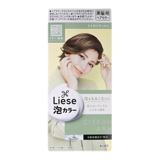 Liese Creamy Bubble Hair Color, Citron Ash