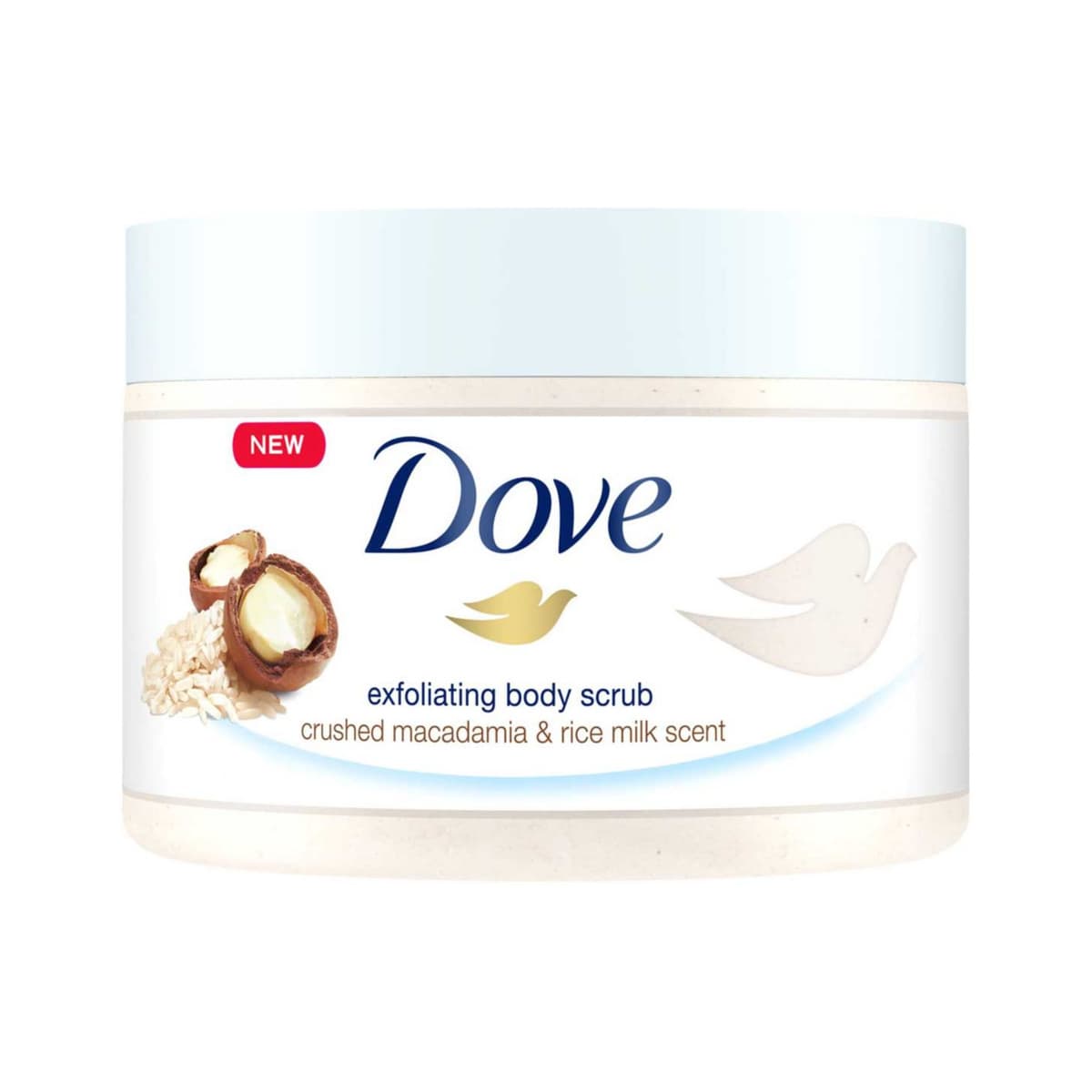 Crushed Macadamia & Rice Milk Body Scrub