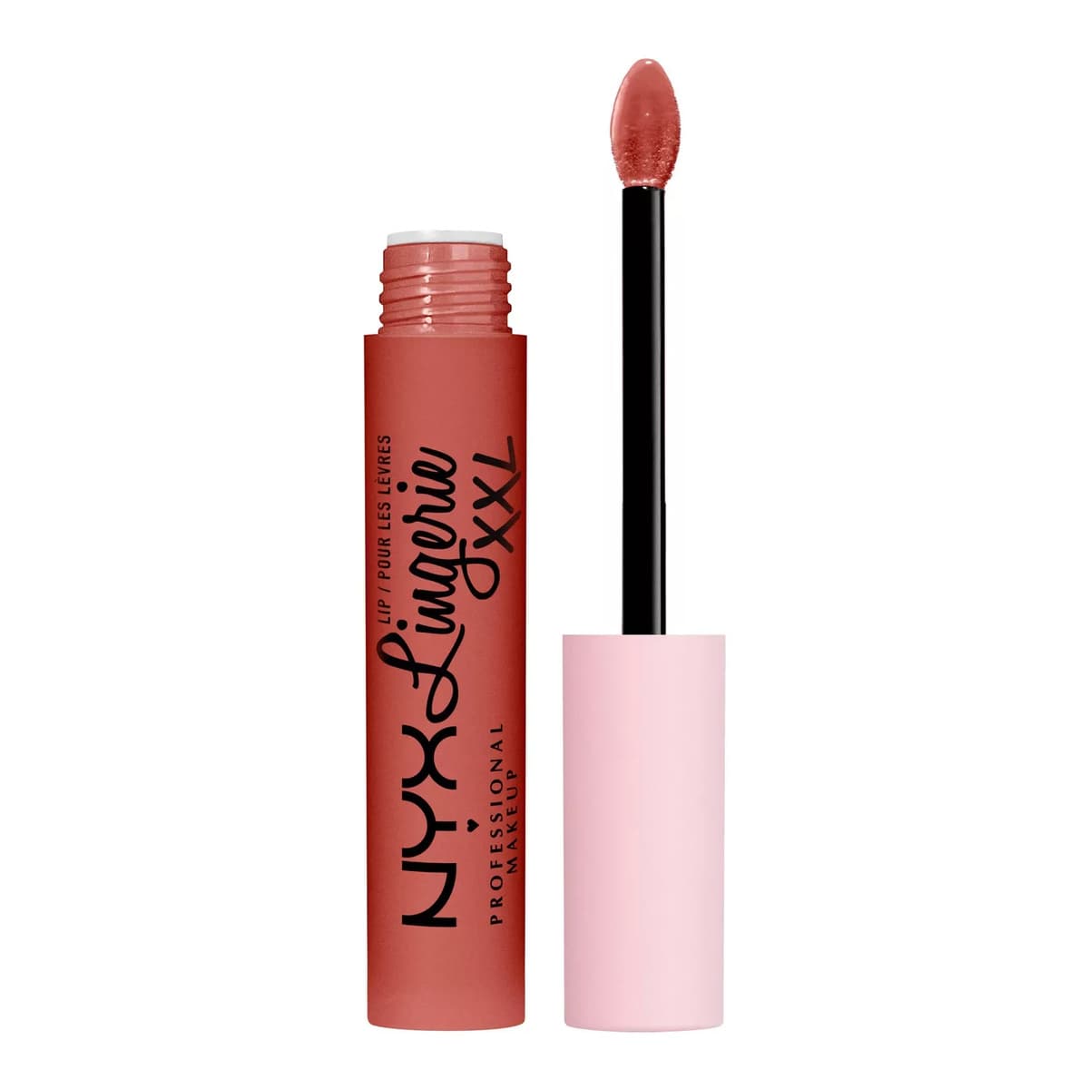 Lip Lingerie XXL Smooth Matte Liquid Lipstick - 16hr Longwear, #06 Peach Flirt