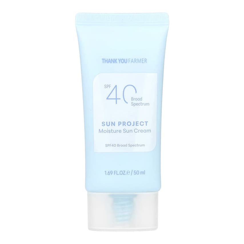 Sun Project, Moisture Sun Cream, SPF 40