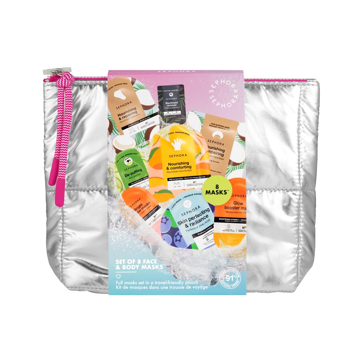 Set of 8 Face & Body Masks