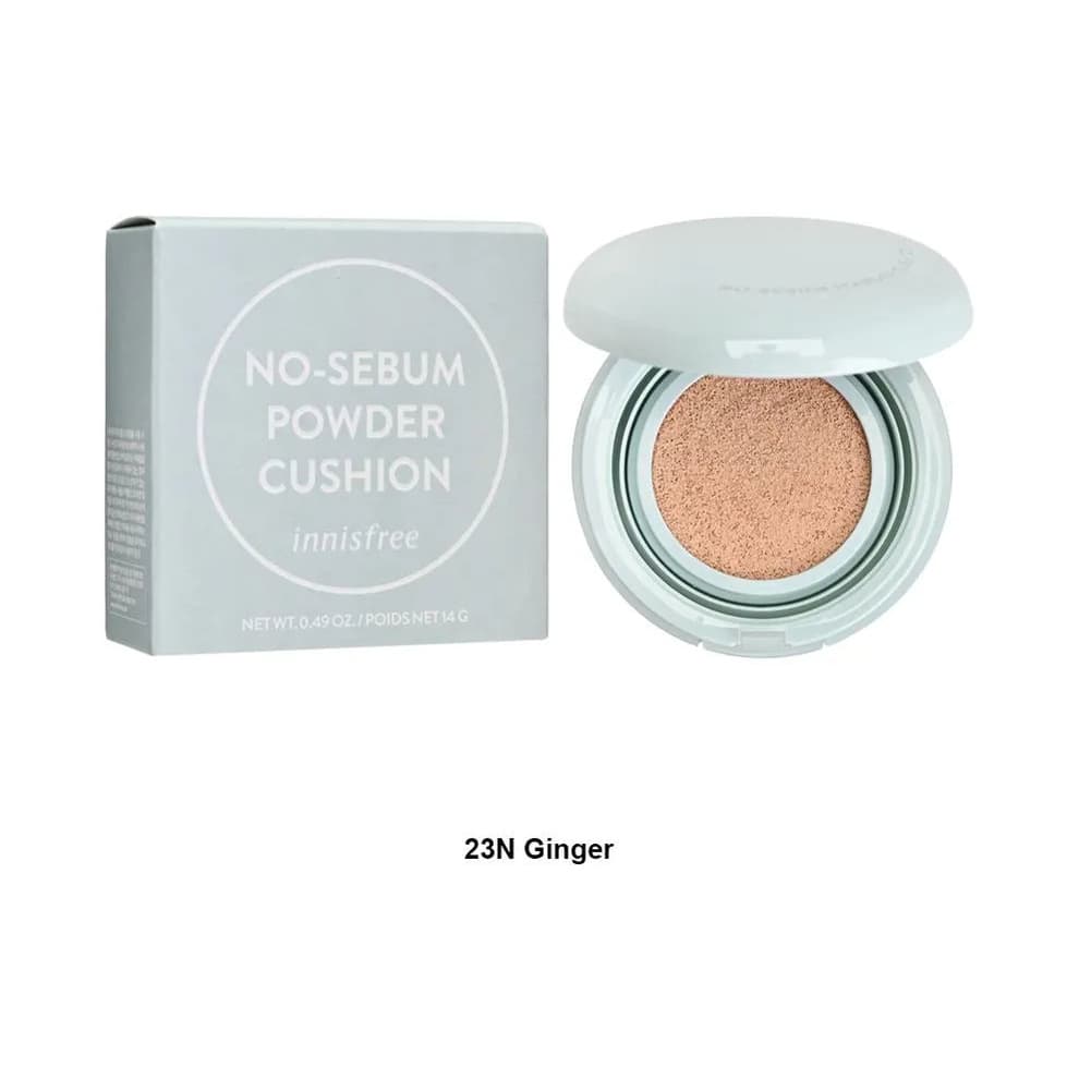 No-Sebum Powder Cushion, 23N Ginger