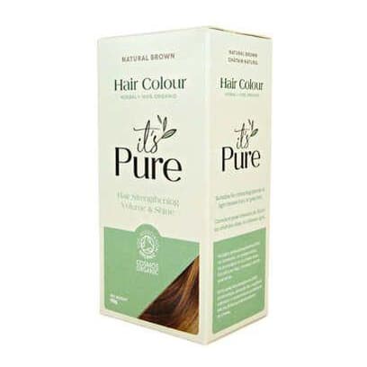 Natural Brown 100% Organic Hair Dye