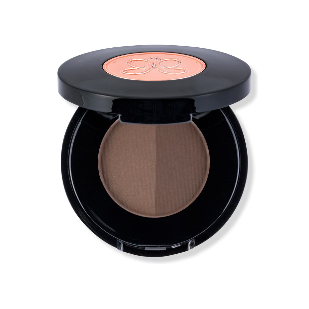 Ombre Effect Long Wearing Brow Powder Duo, Ebony