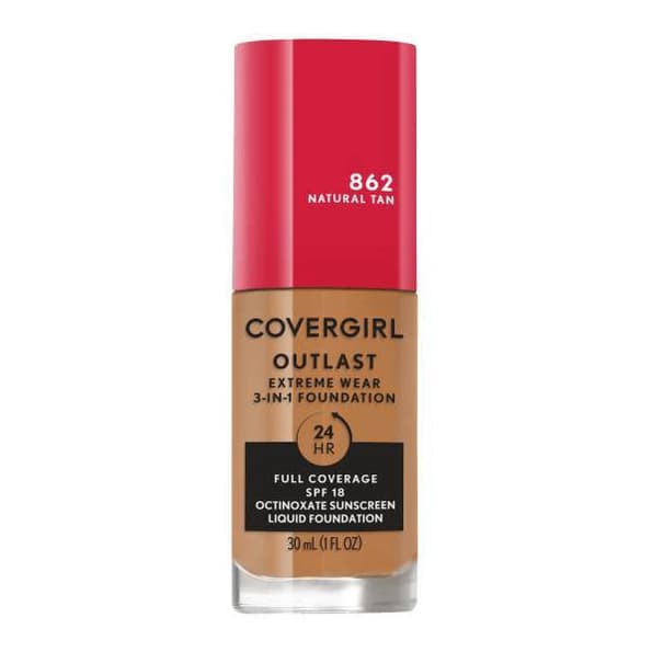 Outlast Extreme Wear 3-in-1 Foundation with SPF 18 - 862 Natural Tan