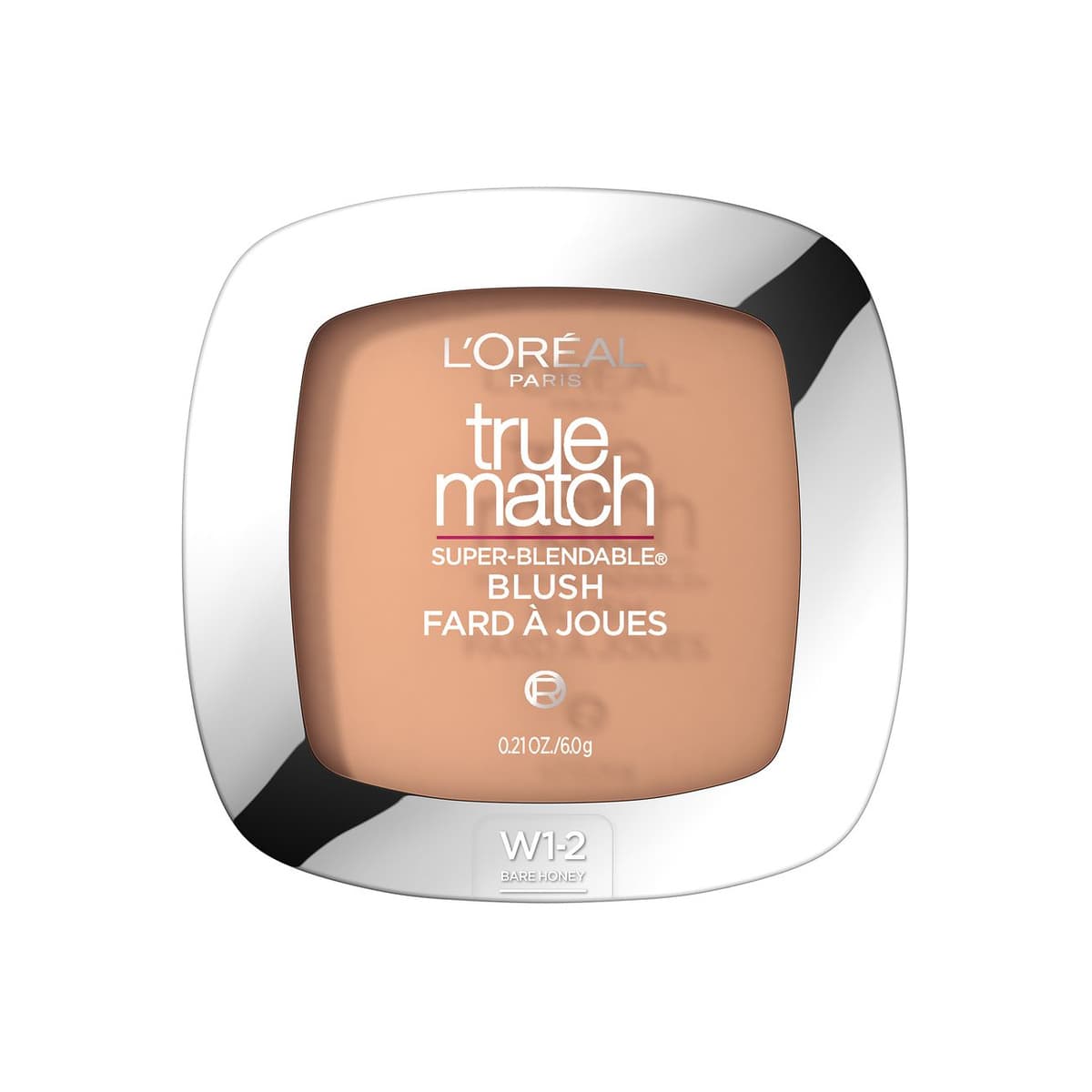 Super-Blendable Blush, Soft Powder Texture, Long Lasting, W1-2 Bare Honey