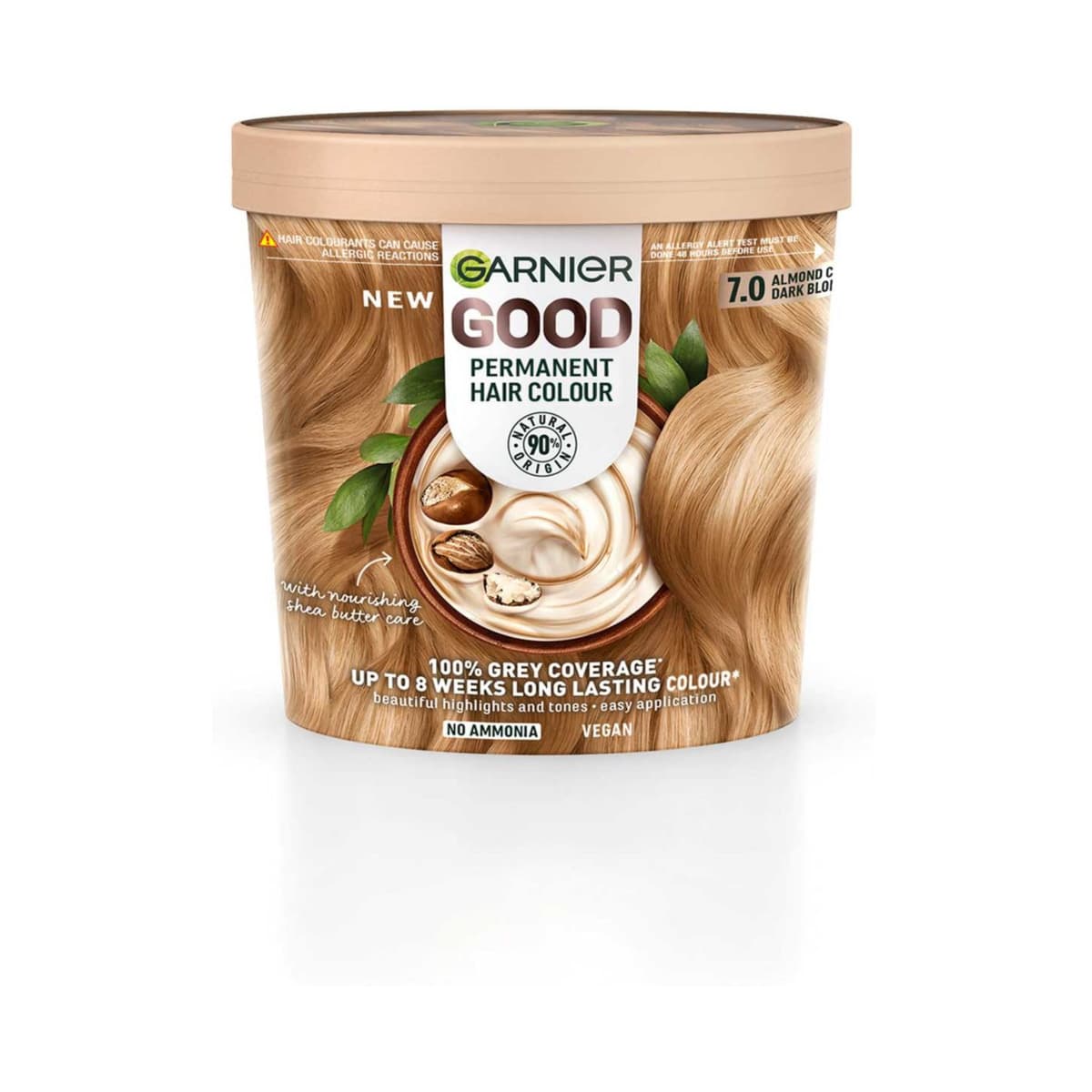 GOOD Permanent Hair Dye 7.0 Almond Creme Dark Blonde