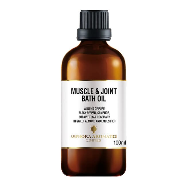Muscle and Joint Bath Oil Glass