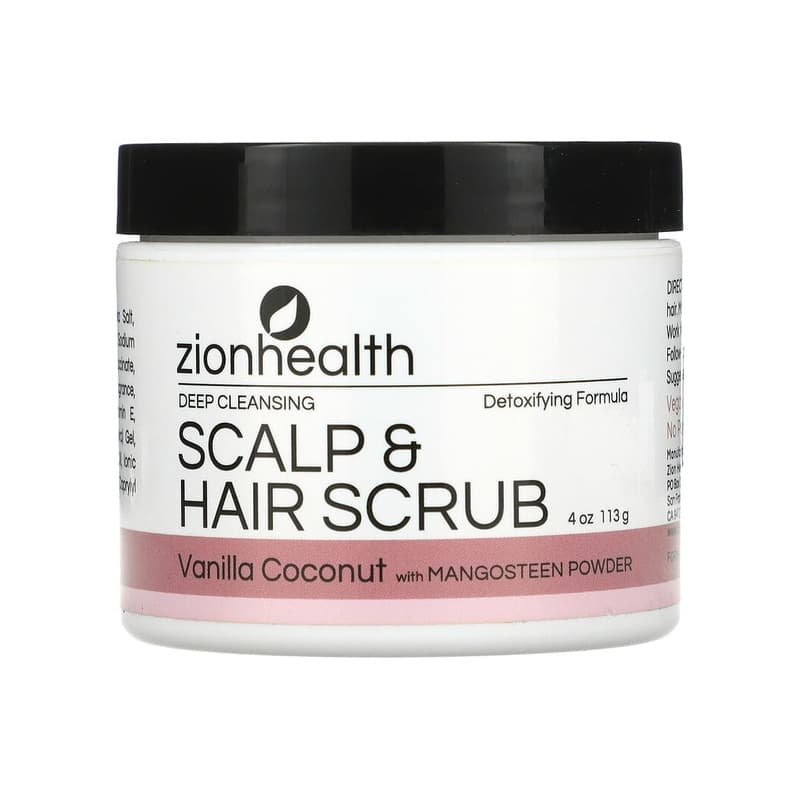 Deep Cleansing Scalp & Hair Scrub, Vanilla Coconut