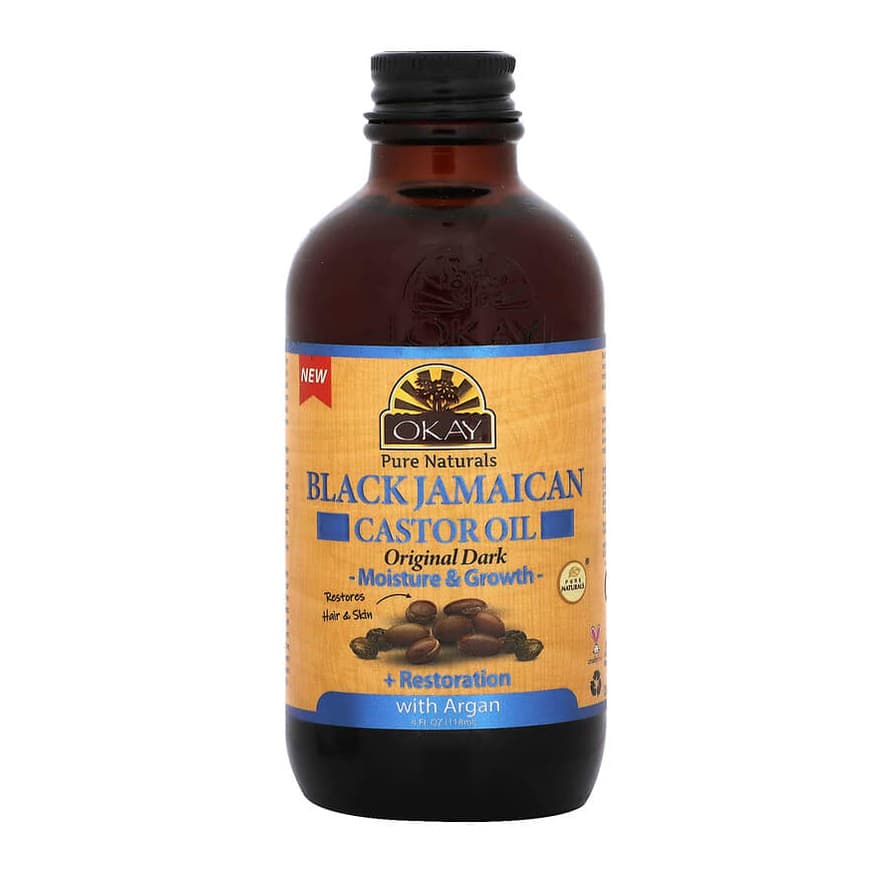 Black Jamaican Castor Oil With Argan, Original Dark