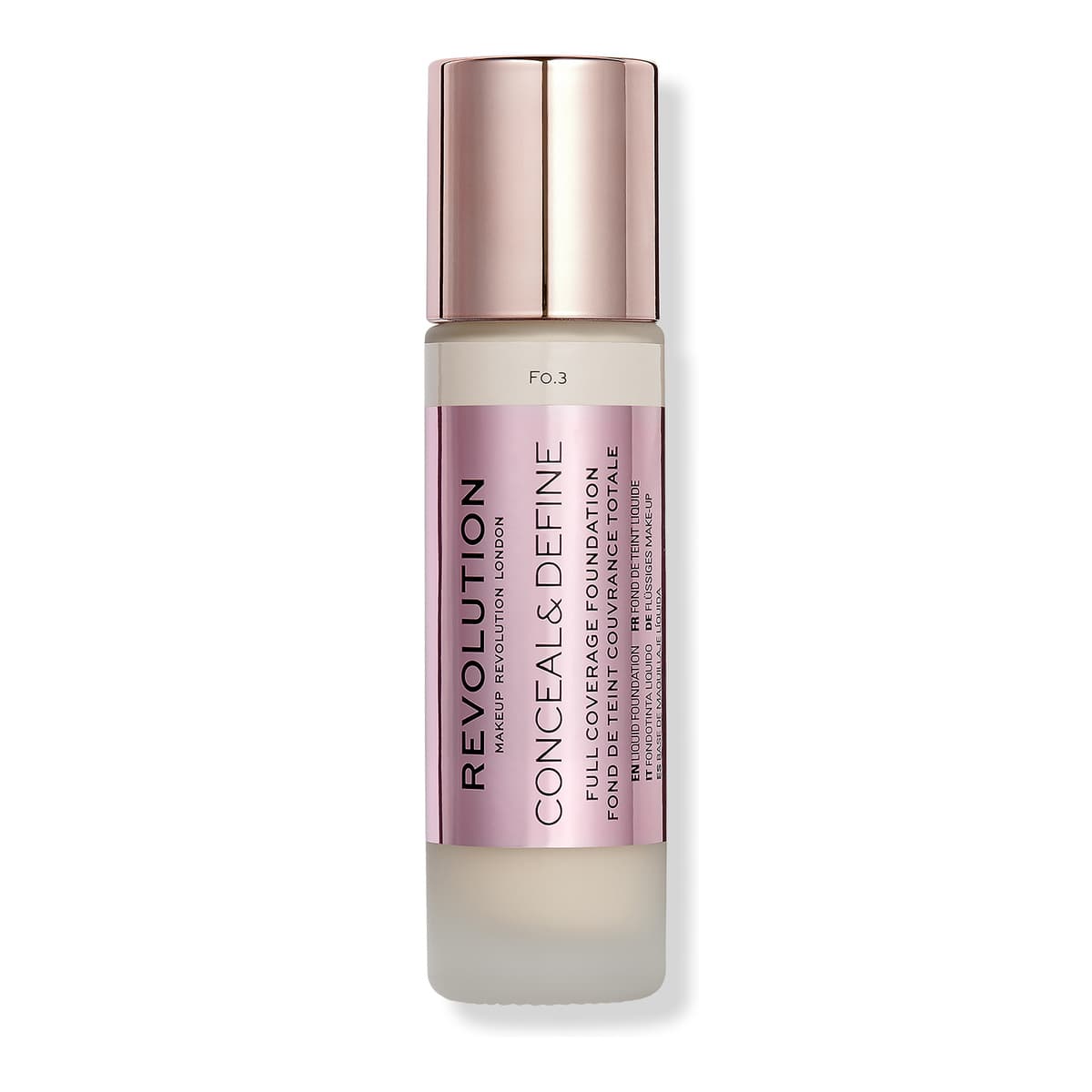 Conceal & Define Full Coverage Foundation, F0.3
