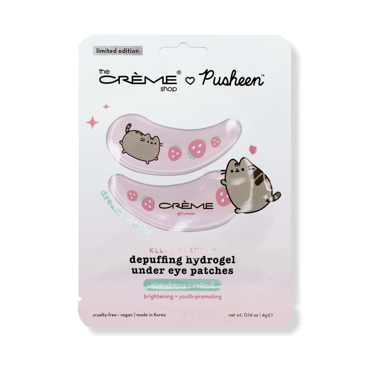 Pusheen Hydrogel Under Eye Patches