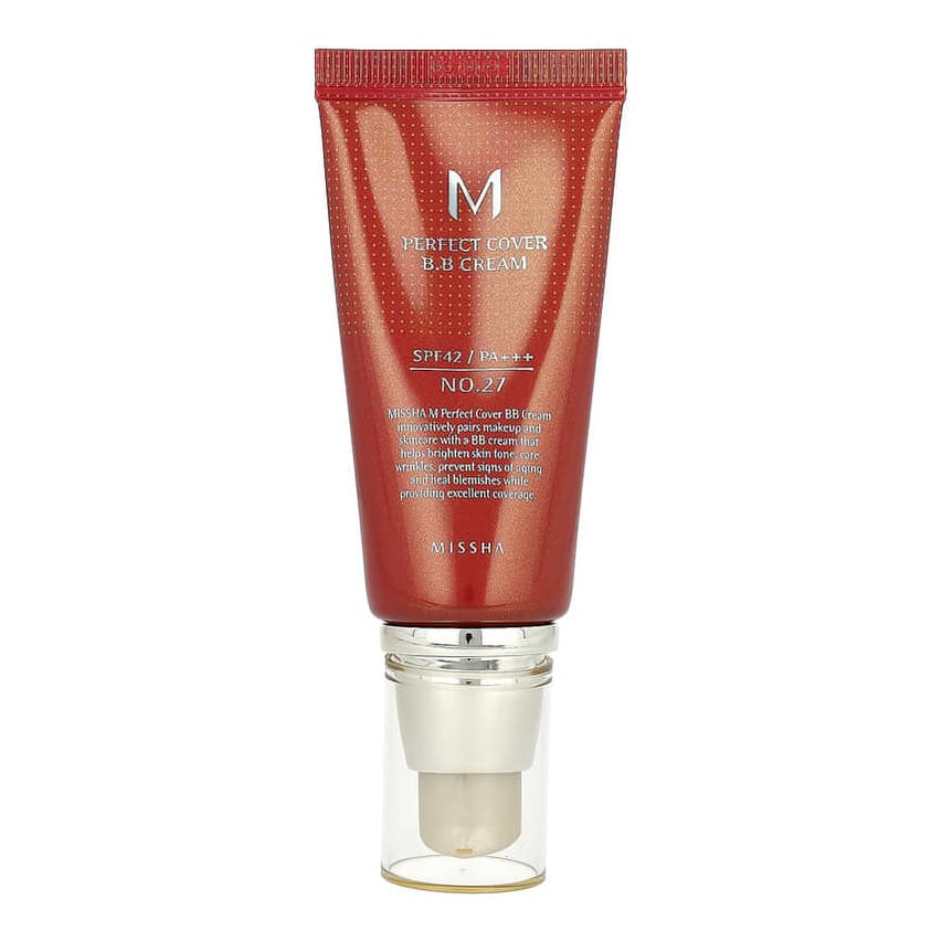 M Perfect Cover B.B Cream, SPF 42 PA+++, #27 Honey Beige