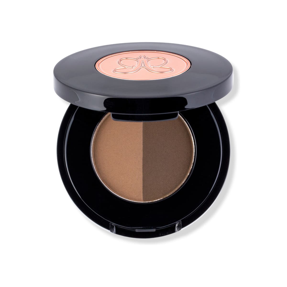Ombre Effect Long Wearing Brow Powder Duo, Dark Brown