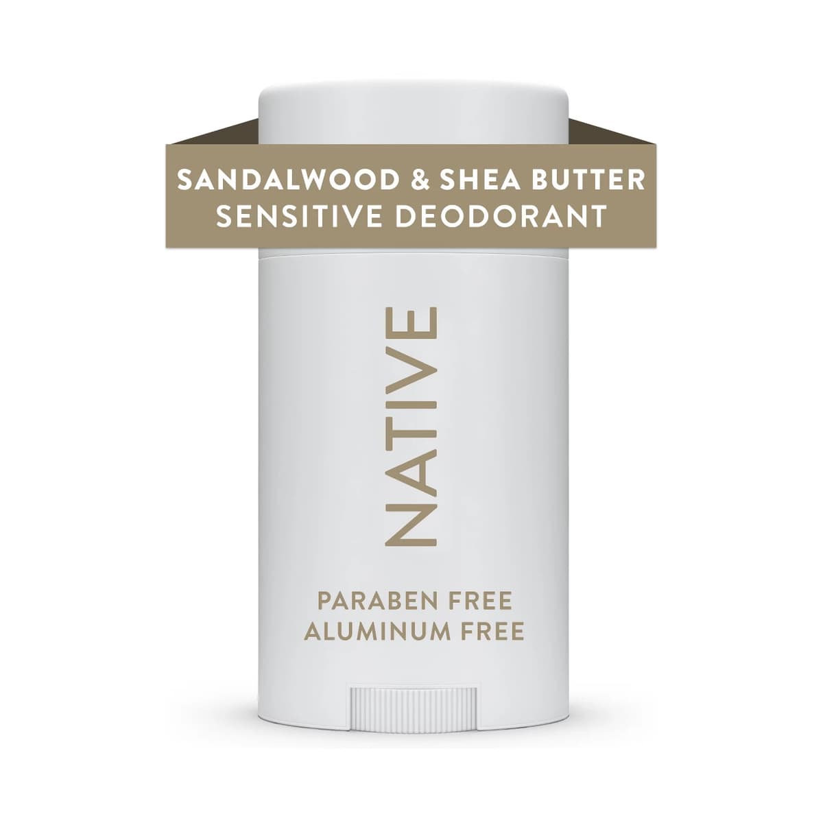 Sensitive Deodorant for Men & Women - Sandalwood & Shea - No Baking Soda
