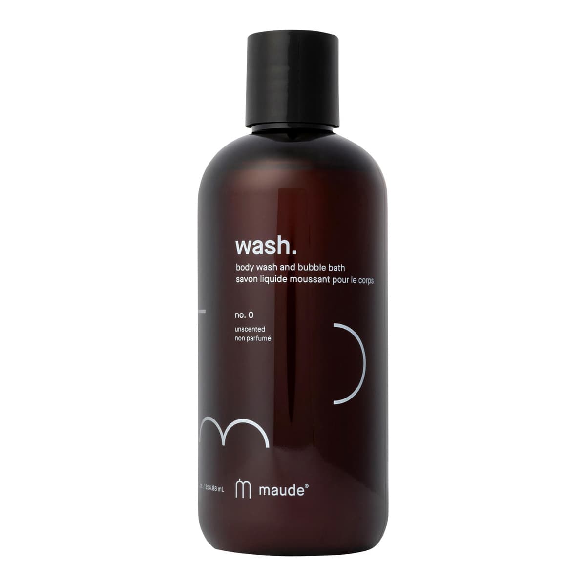 Wash - pH-balanced body wash and bubble bath, #0 unscented