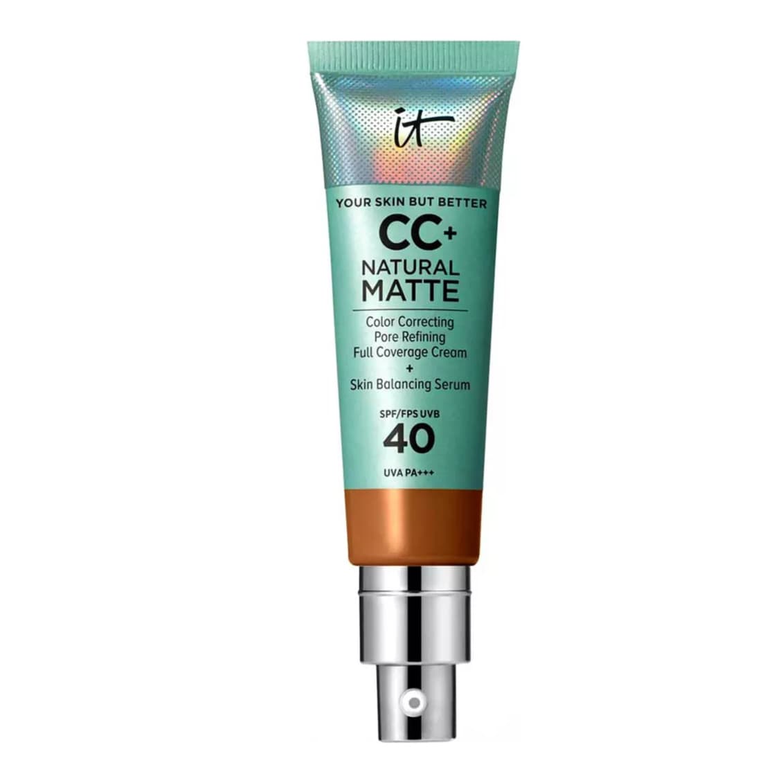Your Skin But Better CC+ Natural Matte with SPF 40, rich honey