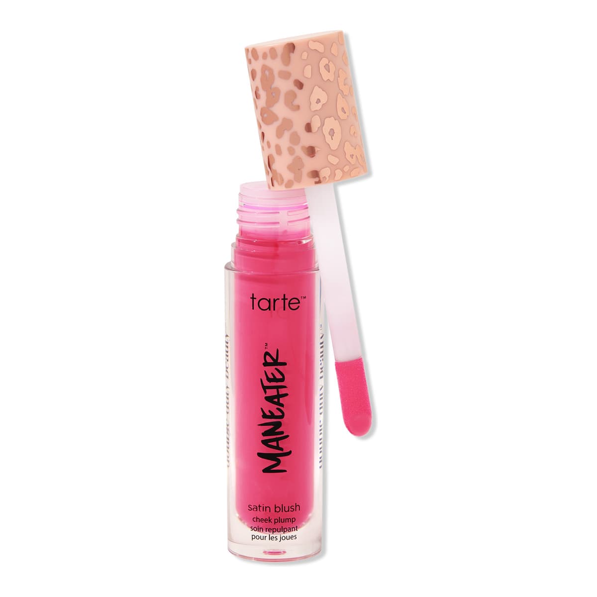 Maneater Satin Blush Cheek Plump, Hot Pink