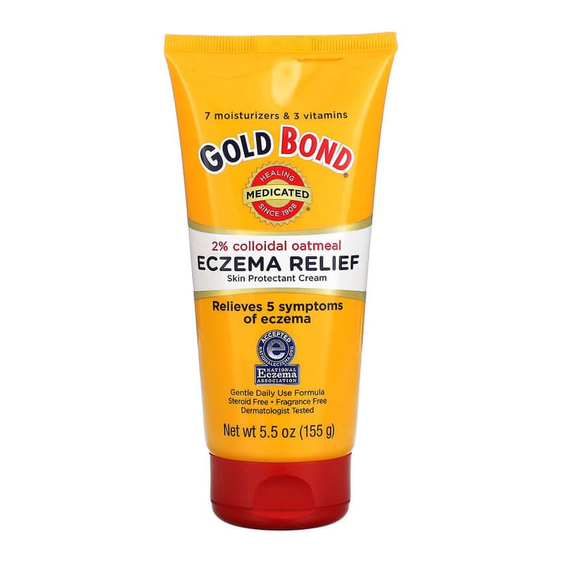 Medicated, Eczema Relief Skin Protectant Cream, 2% Colloidal Oatmeal