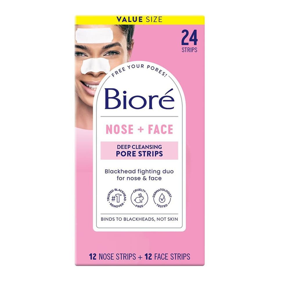 Nose + Face Strips Unscented, Combo