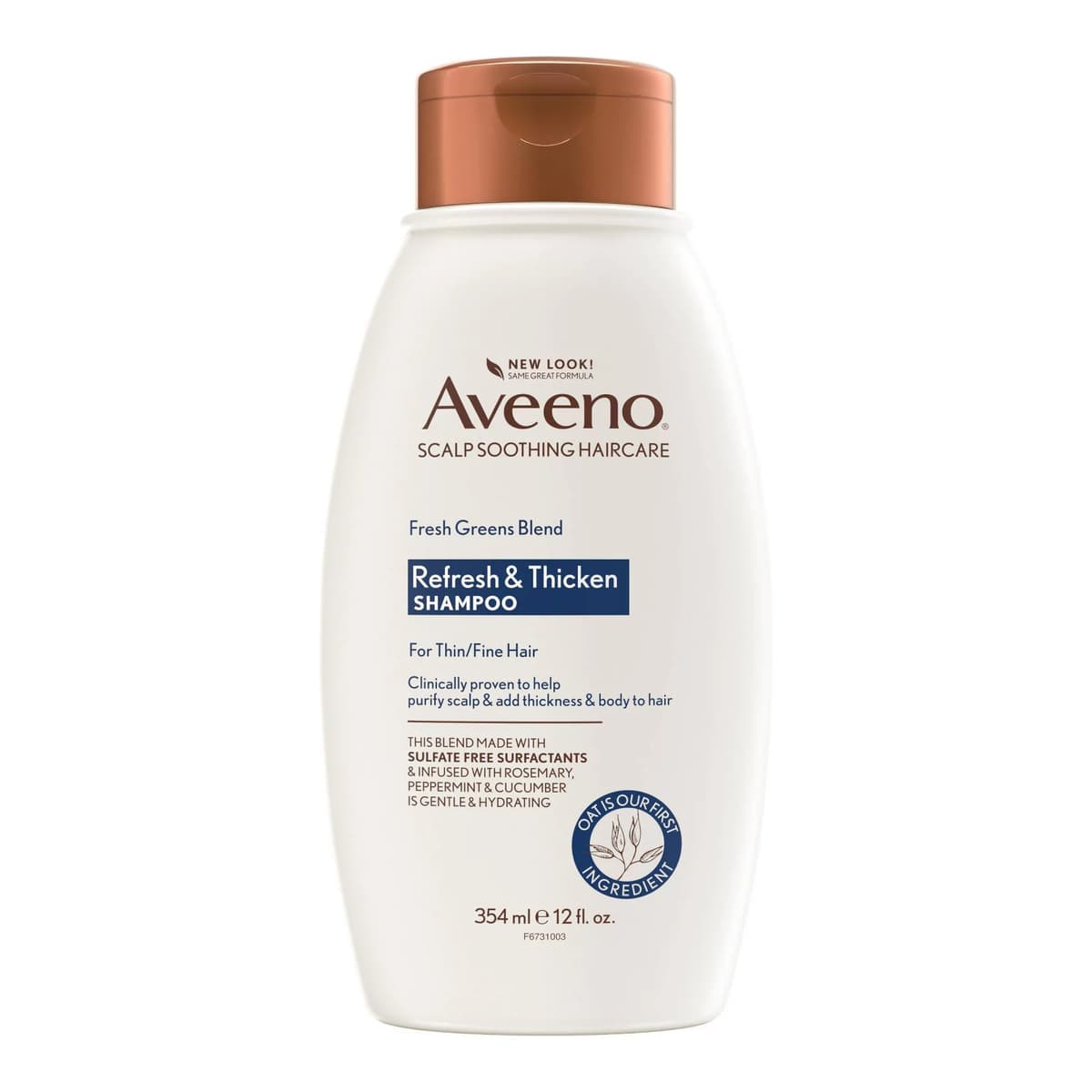 Scalp Soothing Fresh Greens Blend Shampoo Clarifying & Volumizing Shampoo for Thin or Fine Hair