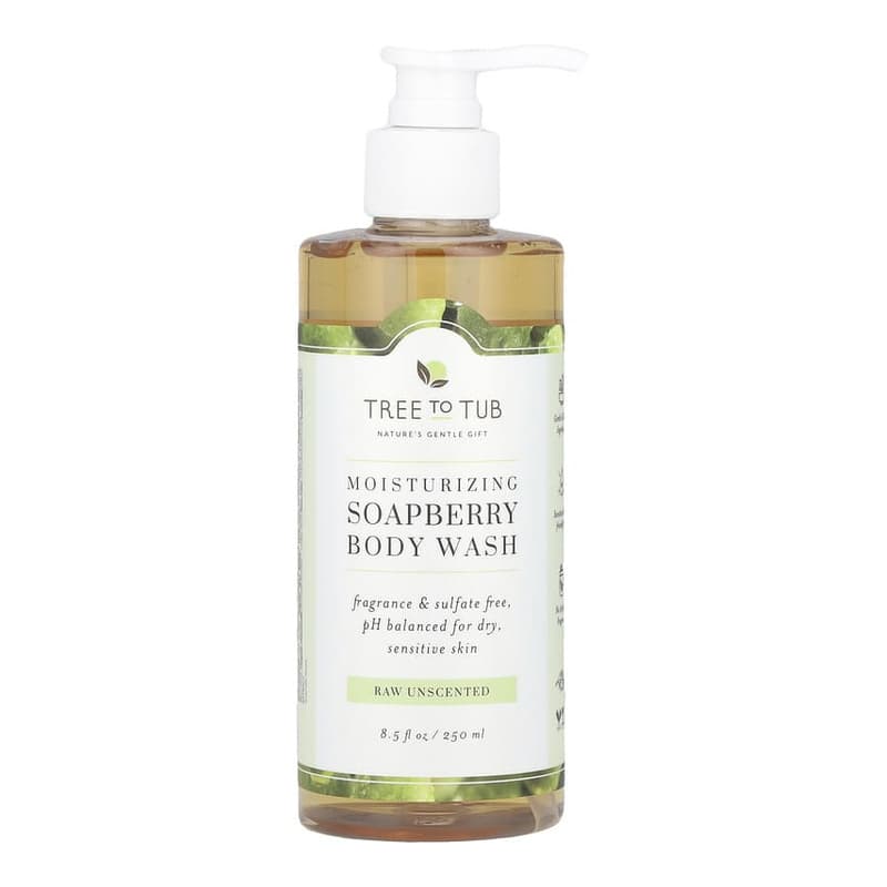 Moisturizing Soapberry Body Wash, Raw Unscented