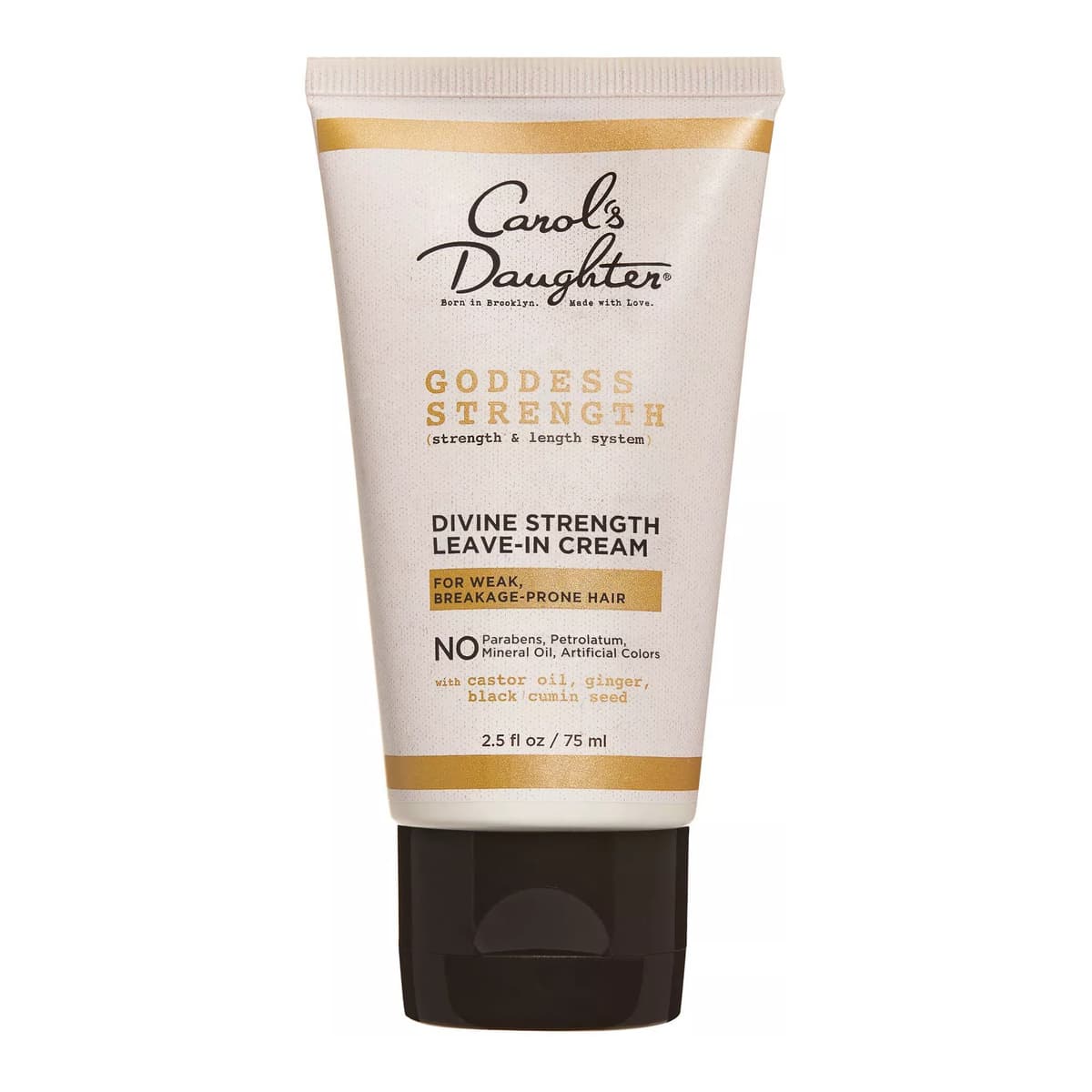 Goddess Strength Divine Strength Leave In Conditioner with Castor Oil for Weak, Breakage Prone Hair
