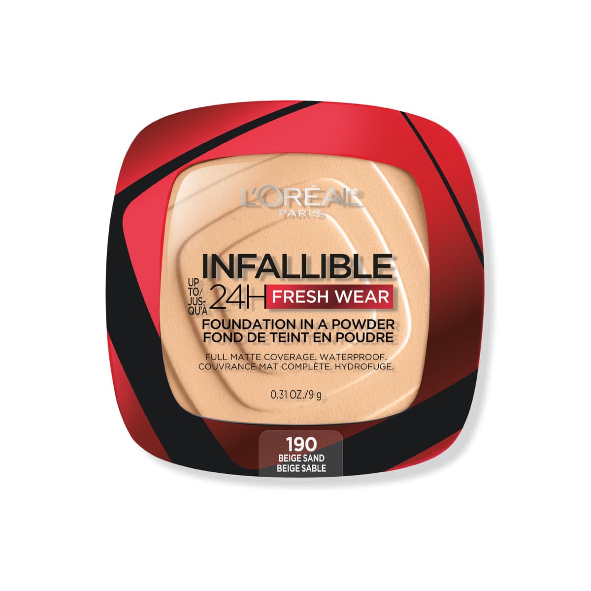 Infallible 24H Fresh Wear Foundation In A Powder, #190 Beige Sand