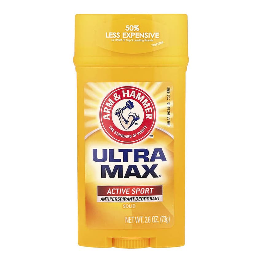 Ultra Max™, Antiperspirant Deodorant Solid, Active Sport