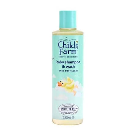 Tear-Free Baby Shampoo & Body Wash Baby Soft Scent for Newborns & Sensitive Skin