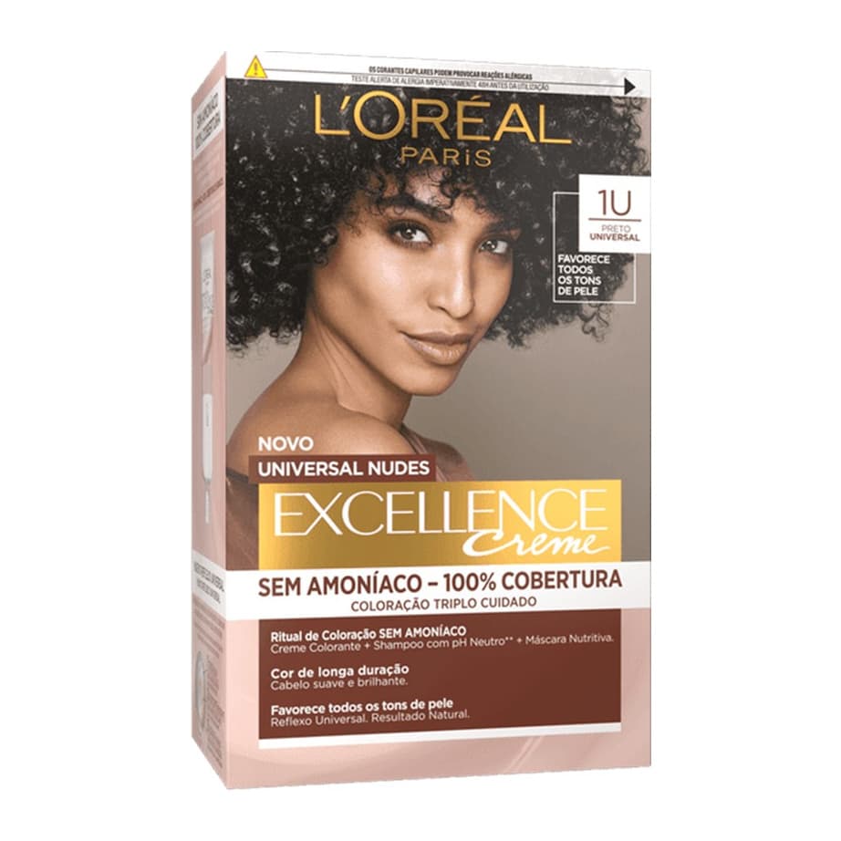 Excellence Universal Nudes Creme Permanent Hair Dye 1U