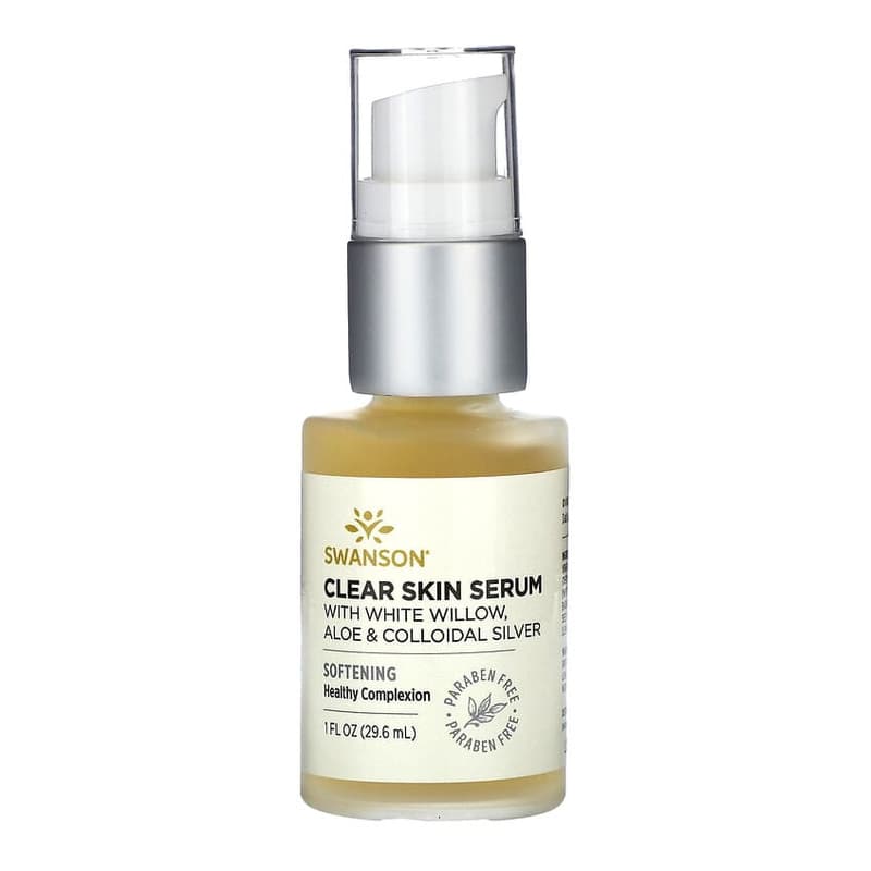 Clear Skin Serum With White Willow, Aloe & Colloidal Silver